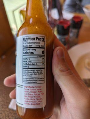 "Hot" Sauce