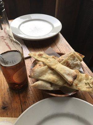 Foccacia bread strips