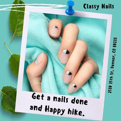 Happy National Take a hike Day! ‍  Give it a hike for your nails. We're having Thanksgiving Special Deal until November 30th.