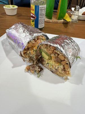 Carne asada burrito