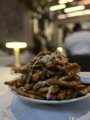 Mountain of truffle fries