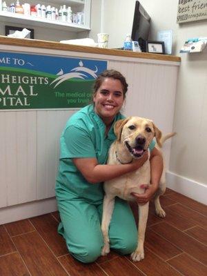 Erin and her dog Sadie