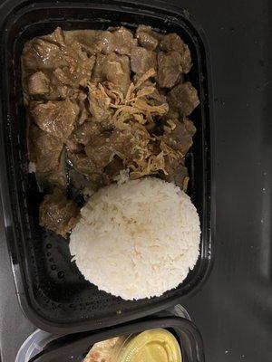 Beef Rendang, Steamed Jasmine Rice