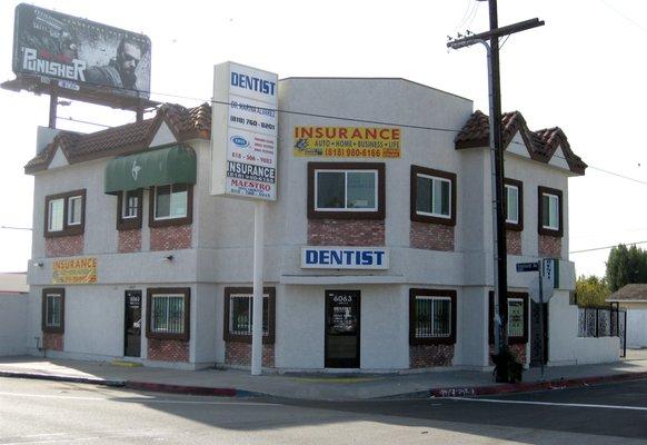 Dental Office is on the corner of Vineland Ave. & Calvert St. in North Hollywood.