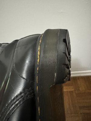 Side of the Dr Marten boot