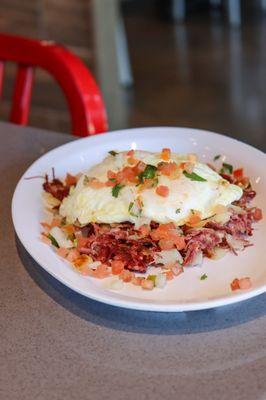 Mothers Day Special Corned Beef and Hash