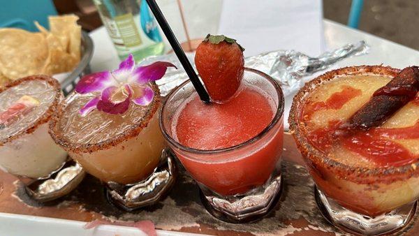 Margarita Flight, yum!