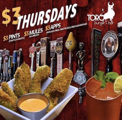 $3 Thursdays