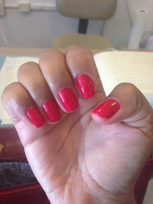 Shellac gel manicure