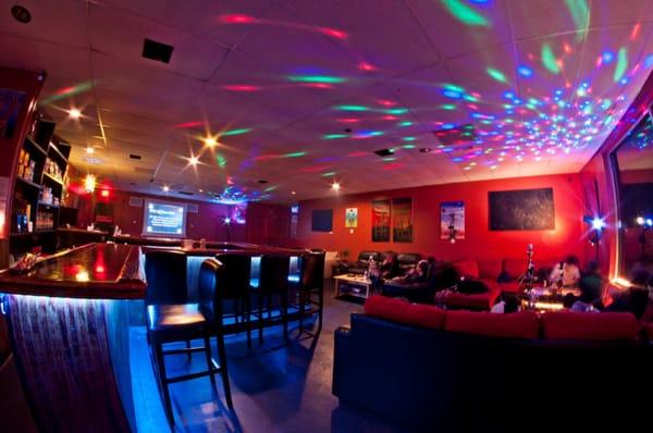 Inside of Dharma Hookah Lounge!