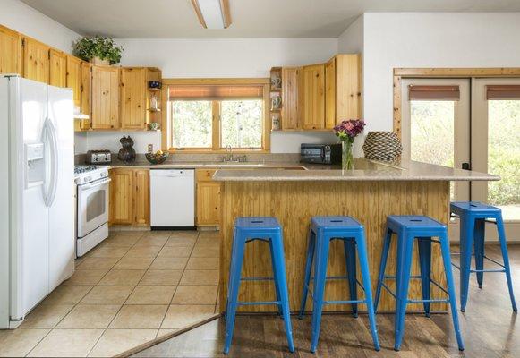 Kitchen in Private Two Bedroom Apartment