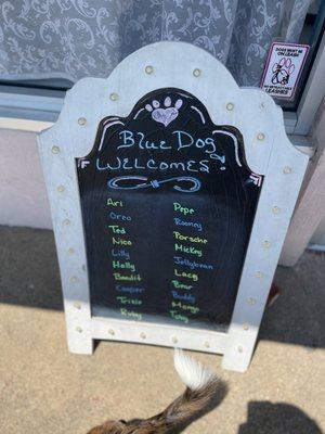 Welcome sign for your fur baby!