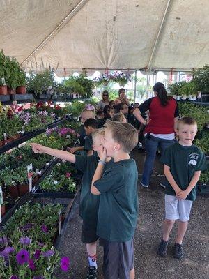 1st Grader's walking fieldtrip at Mesquite's Ace Hardware