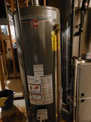 Rheem gas water heater installation omaha Nebraska