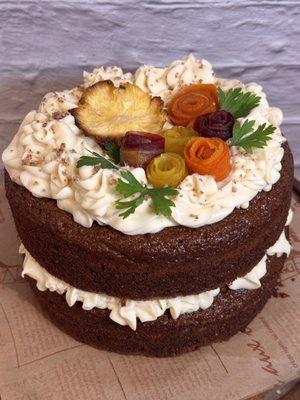 Naked carrot cake