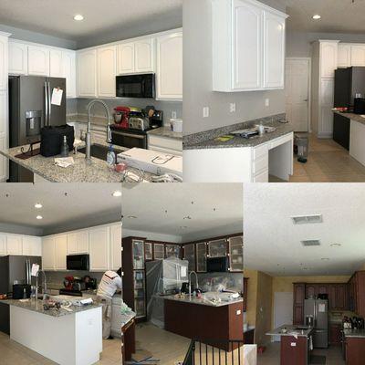 Walls, trim, cabinets, you name it we paint it! Our attention to detail is impeccable!