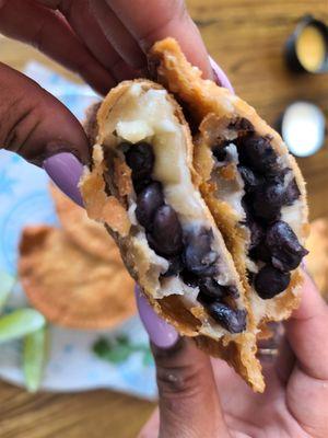 Black Bean empanadas.