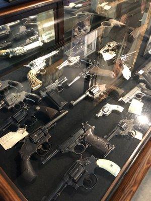 Illegal guns confiscated from the bad guys