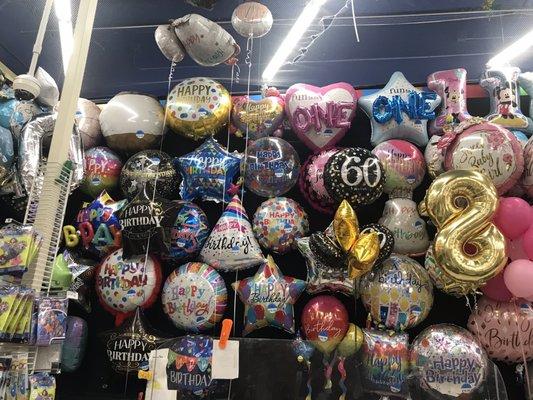 Happy birthday balloons