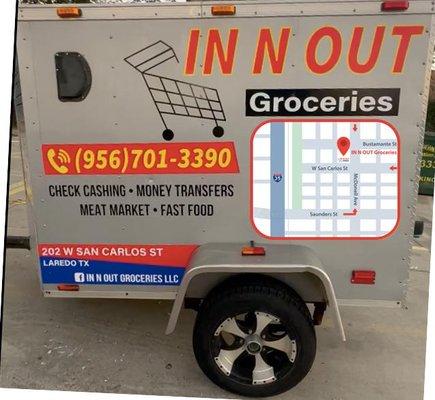 Enclosed trailer to bring more inventory from surrounding cities.