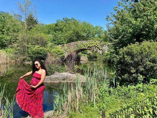 The bridge makes a great background for photos. Taken May 16, 2021