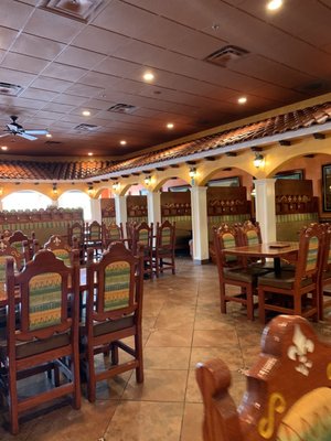 Inside of restaurant.