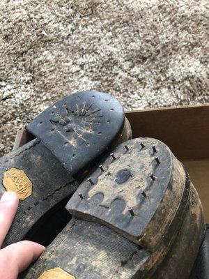 Heel lost to the mud