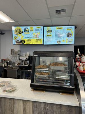 New menu display