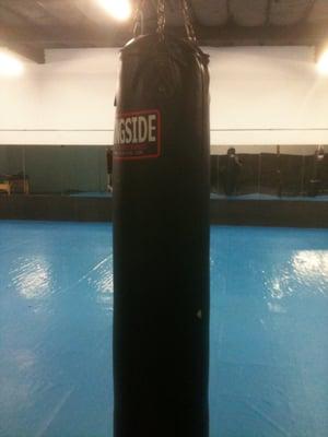 Ready to sweat on the heavy bag?