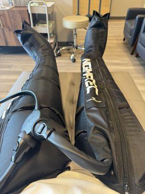 Compression on legs