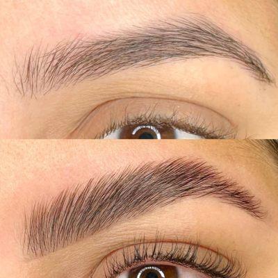 Eyebrows Lamination - Coloration