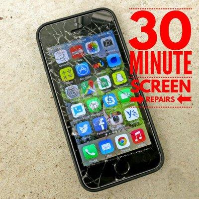 MOST SCREEN REPAIRS DONE IN 30 MINUTES. AFFORDABLE PRICES AND PREMIUM QUALITY PARTS AND SERVICE. LOCATED IN FRONT OF BANANA REPUBLIC.