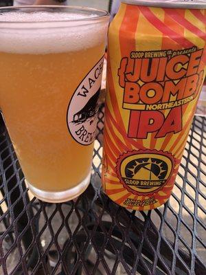 Juice Bomb IPA brewed by Slop Brewery