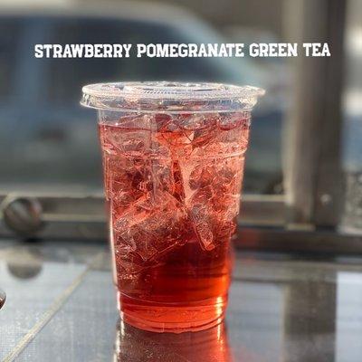 Strawberry Pomegranate Green Tea