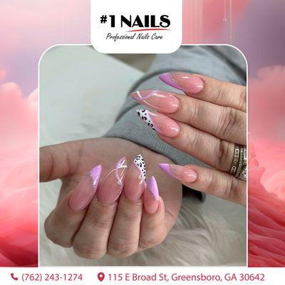 Step into beauty with a visit to #1 NAILS. 
We'll make sure your nails look flawless every time.