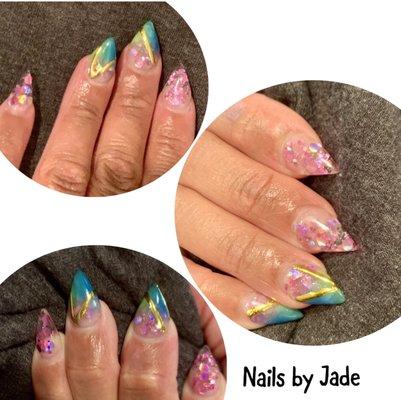 Encapsulated nails