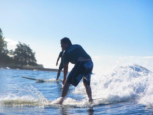 Steve Gribble Dec 2013 enjoying a glassy day on the south side of Maui.