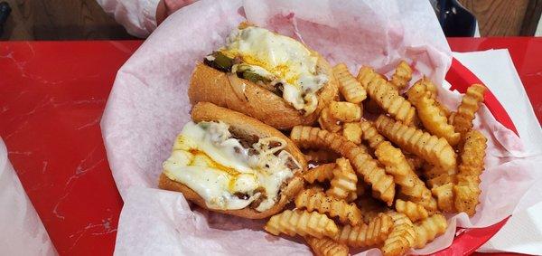 Philly cheesesteak