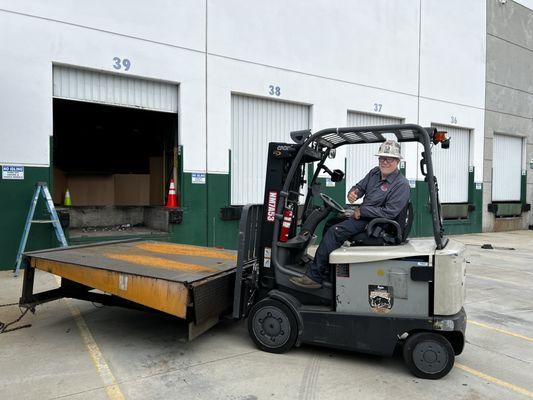 Loading dock relocation project, swapping customers loading docks