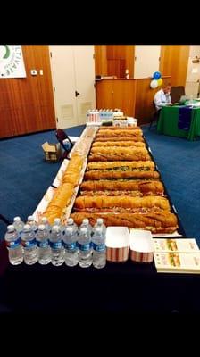 2 foot subs for catering!