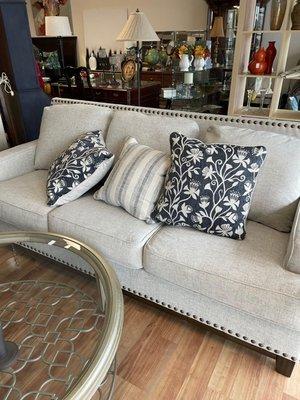 Cream contemporary sofa