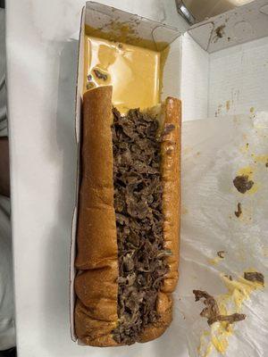 Cheesesteak wit extra whiz