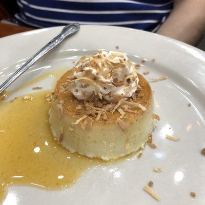 Coconut flan