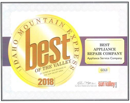 Voted Best In The Valley 4 years in a row!!!