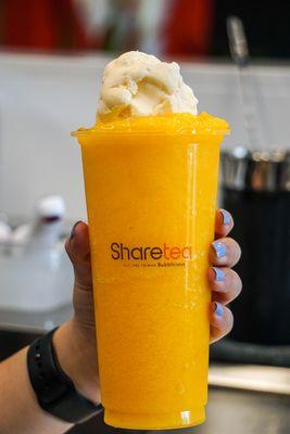 How can you ever go wrong with our MANGO ICE BLENDED?