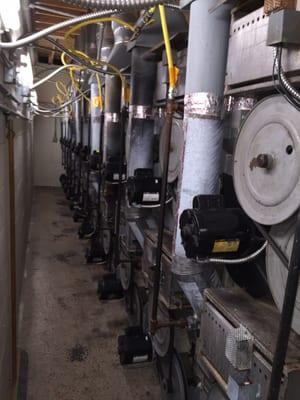 Commercial Dryers cleaned!