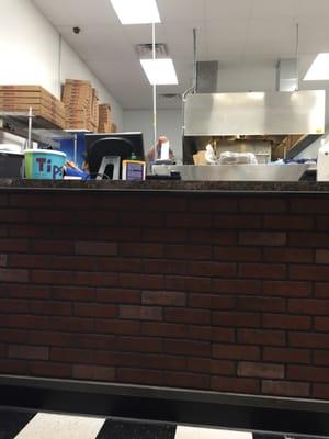 Pizza makers hard at work