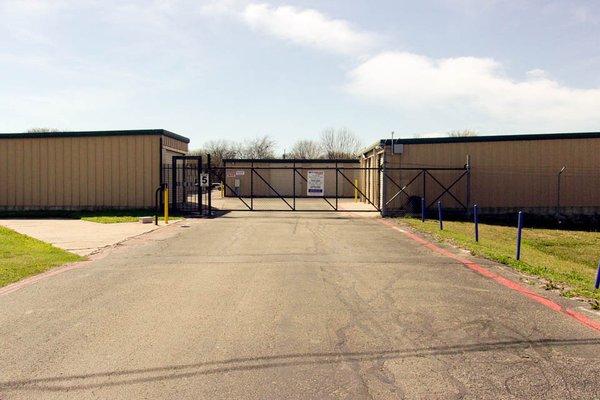 self storage exterior gate