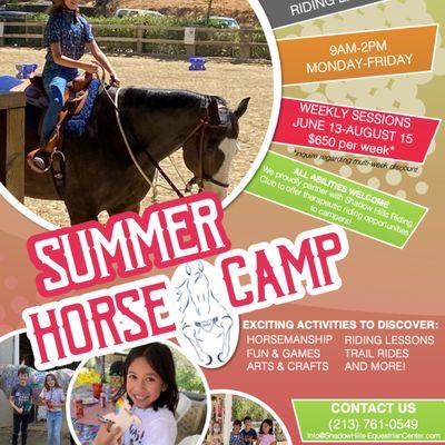 Shadow Hills Equestrian Center Summer Horse Camp