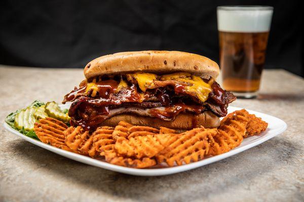 BBQ Brisket Sandwich.